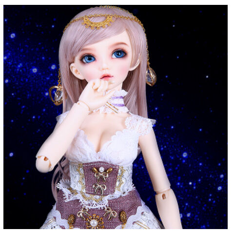 新品★BJDカスタムドールmin fee1/4サイズサンタコス球体関節人形クロエ 球体関節人形 本体＋眼球＋メイクアップ済み＋ウィッグ＋衣装＋靴＋