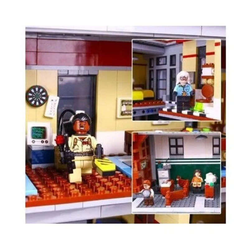 レゴ互換 75827 ゴーストバスターズ HQ（消防署本部） LEGO互換 