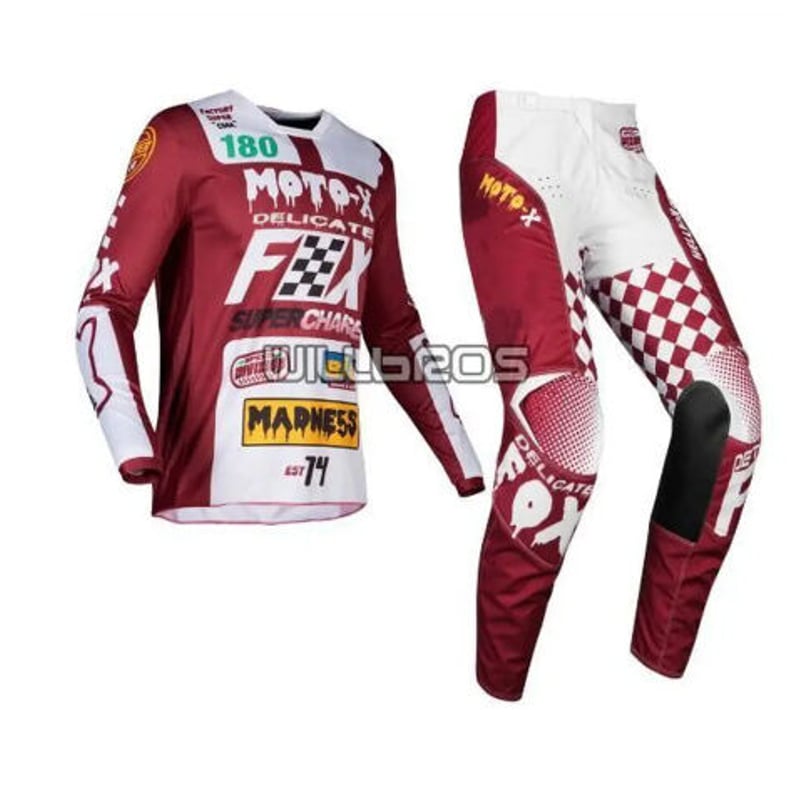 NAUGHTY FOX モトクロス 競技用 ジャージ&パンツ 上下セット クロス