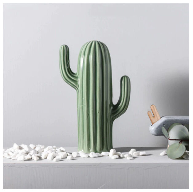 オブジェ】 サボテン3点セット 植物 グリーン 樹脂彫像 部屋装飾品