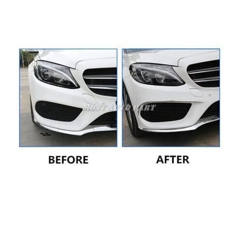 ベンツ Benz CLA C117 AMG フロント バンパー トリム ガーニッシュ 1セット シルバーカラー