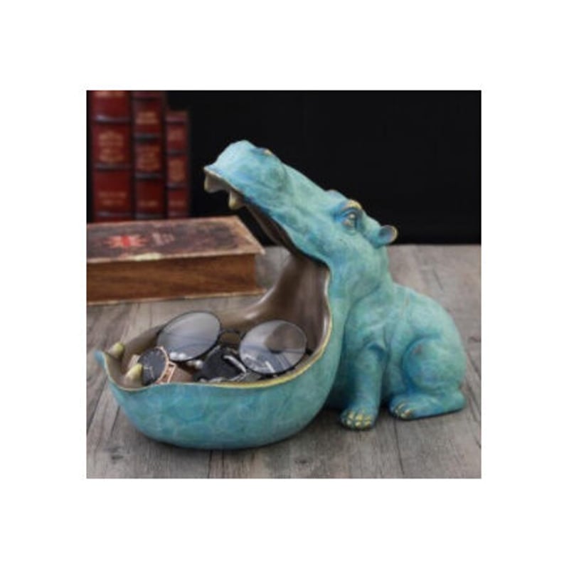 カバ 工芸品 彫刻 ホームインテリア | World Planet Market