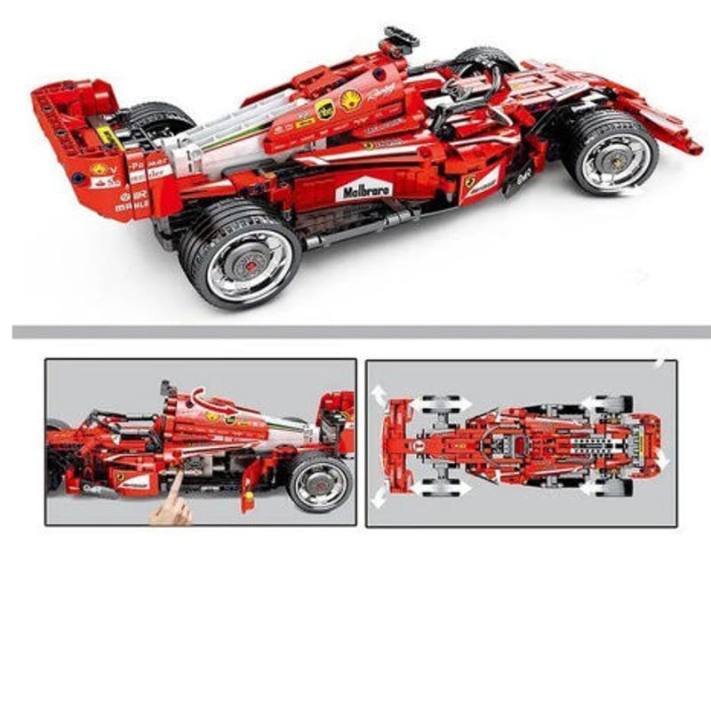 レゴ互換機 フェラーリ 黄色 未組立 レゴ互換機 フェラーリ 黄色 未組立
