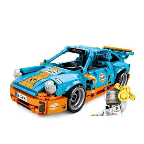 レゴ互換 プルバックカー ポルシェ 911 LEGO互換品 517ピース おもちゃ ホビー 誕生日プレゼント