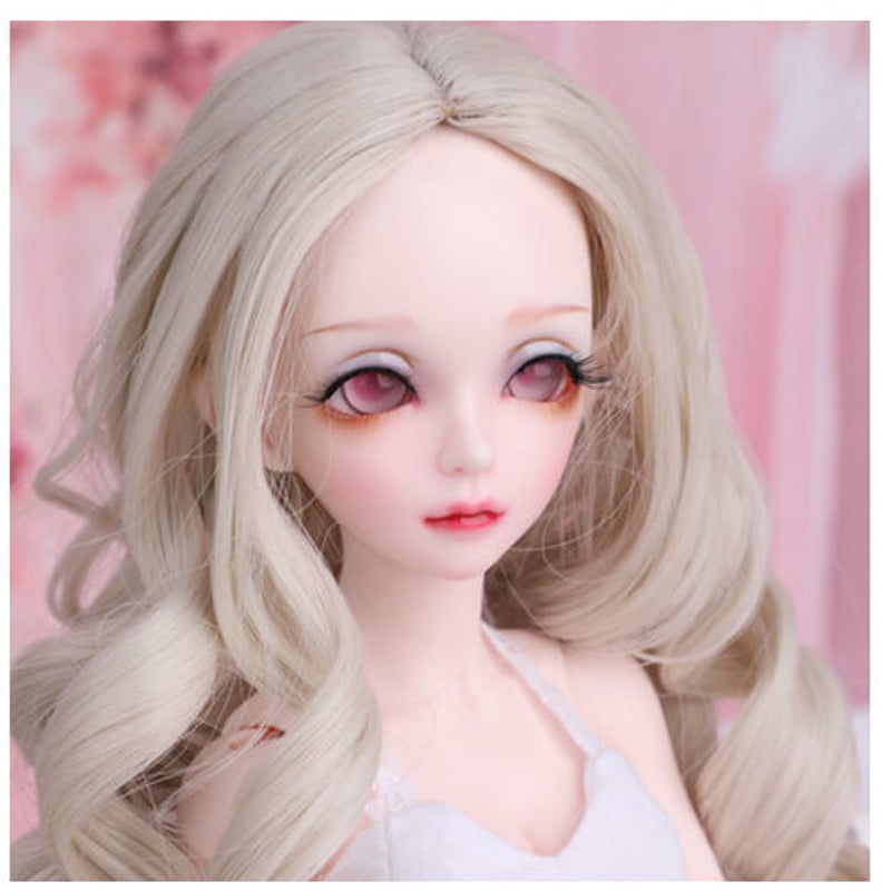 球体関節人形 BJD 1/4 フルセット 美女 巻き髪 本体+眼球+服+ 球体関節人形 BJD 1/4 フルセット 美女 巻き髪 本体+眼球+服+