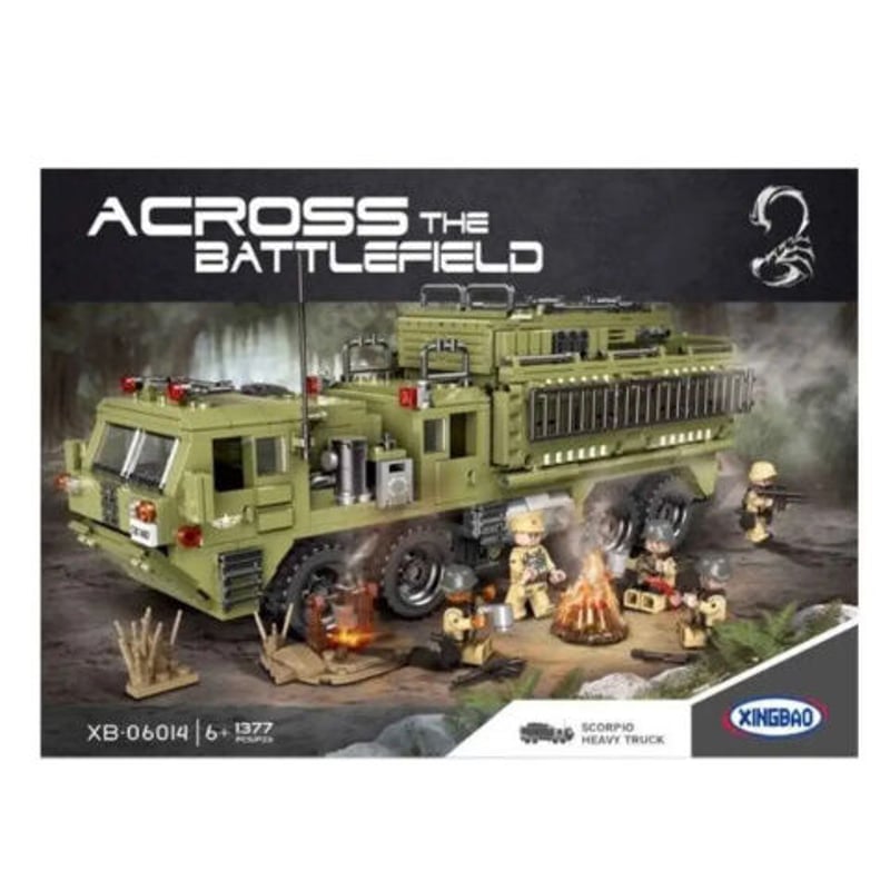 ミサイル発射ラジコン　ミリタリー レゴ互換 ミリタリーコーピオ ミサイル発射 軍用トラック車 LEGO