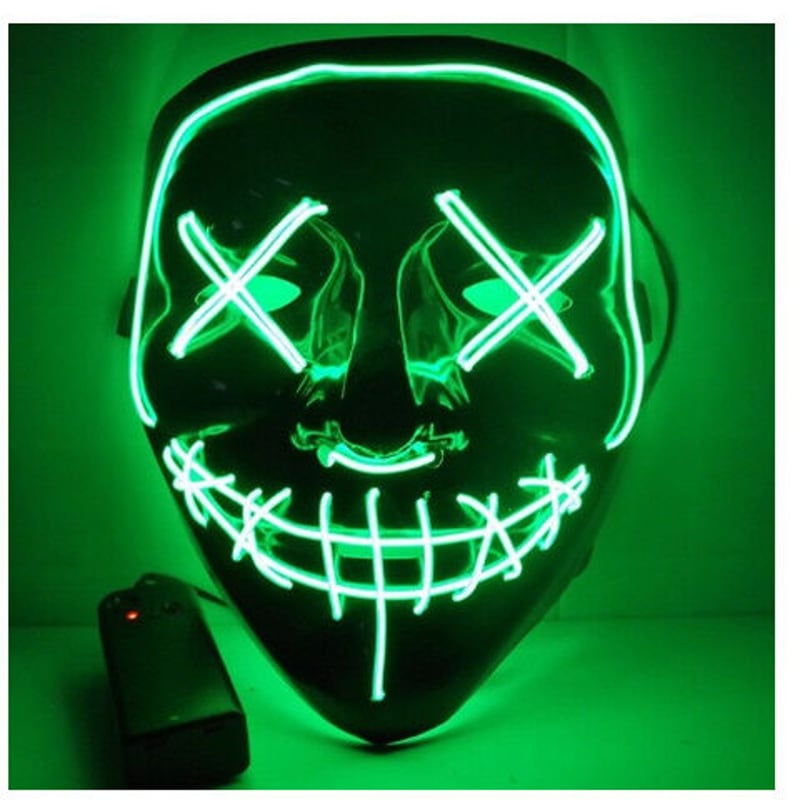 光るマスク ハロウィン LEDマスク ハロウィン仮面