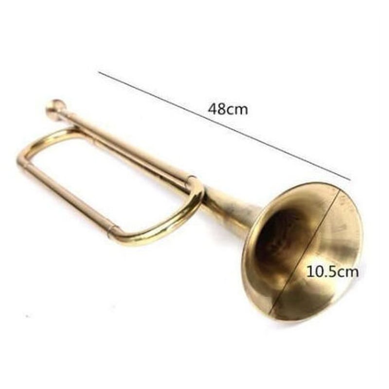 トランペット本体 ゴールド 付属品あり　LADO トランペット B♭キー ラッパ 金管 本体 子供用 ギフト ゴールド