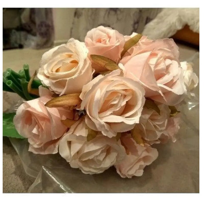 薔薇 花束 ブーケ ピンク 造花 生誕 結婚式 ウエディング リボン ローズ 勝負ブーケ PinkRose （バラの花束） ピンク系 誕生日、結婚記念