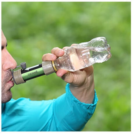 Miniwell 浄水器 ポータブル 除去率 99.99999％ 高性能フィルター 携帯 持ち運び可能 便利 コンパクト アウトドア サバイバル 災害対策