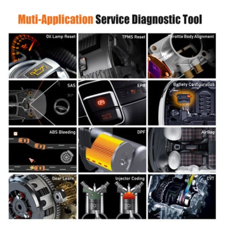 FOXWELL NT650 故障診断機 日本語対応 車 OBD2 スキャンツール 自動車 メンテナンス 故障診断ツール コードスキャナー リーダー