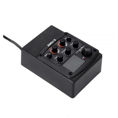 Cherub GT-6 アコースティックギター プリアンプ 3-Band EQ エコライザー 液晶チュー アコギ用