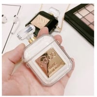 エアーポッズ ケース 香水 黒と透明 二色展開 Apple Airpods ケース