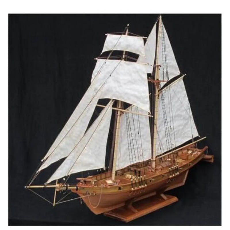 1/96 模型 木造船 模型キット 木製 船 組み立て 帆船 戦艦 ボート