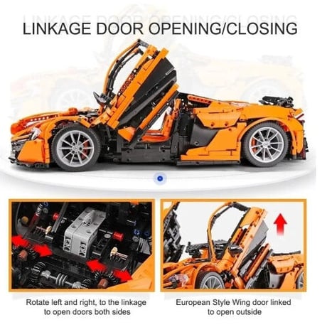LEGO互換 マクラーレン P1風 3725ピース LEGO風 ホビー コレクション