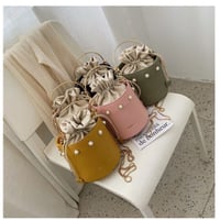 パール リベット クロスボディ ショルダーバッグ 【5色展開】