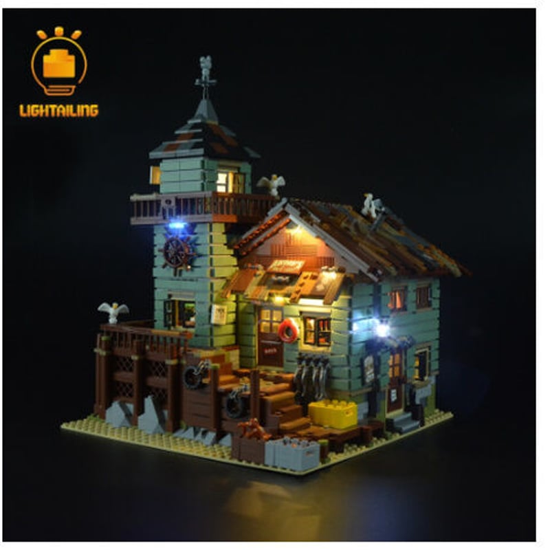 レゴ 21310 つり具屋 レトロ 互換 LEDライトキット バッテリーボックス