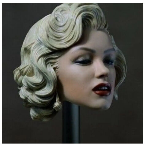 マリリン・モンロー ヘッド 衣装 カスタム セット ホットトイズ マリリン・モンロー ヘッドパーツ 金髪 ブロンド ホットトイズ