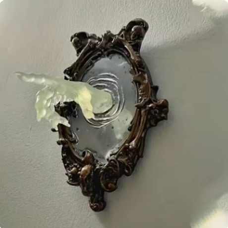 発光 ゴースト ステッカー ハロウィン 鏡の中の幽霊 お化け 幽霊 ゴシック ホラー インテリア 3D 寝室 リビング