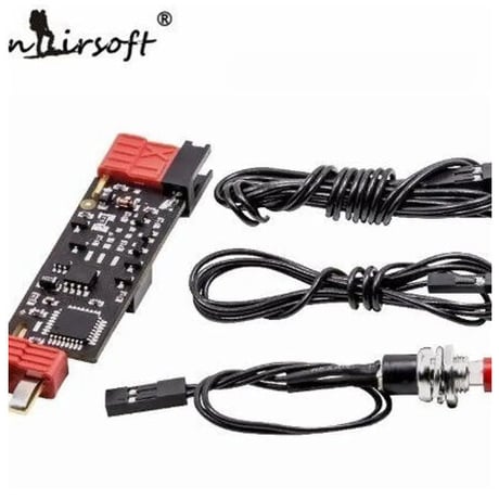 セミの発射がキレッキレに！電動エアガン用モスフェット回路mosfet3点バーストmerf 3.2 トリガースイッチ