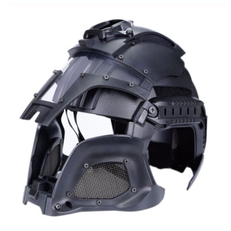 WoSport 2018 サバゲーヘルメット 戦術 防弾 軍事 フルフェイスマスク