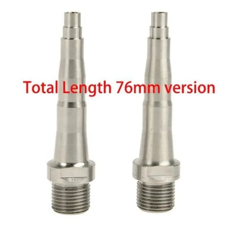 スピードプレイ チタンスピンドル ゴールド シルバー 軽量チタニウム合金製ゼロⅩ1 Ⅹ2対応品ペア５7グラム
