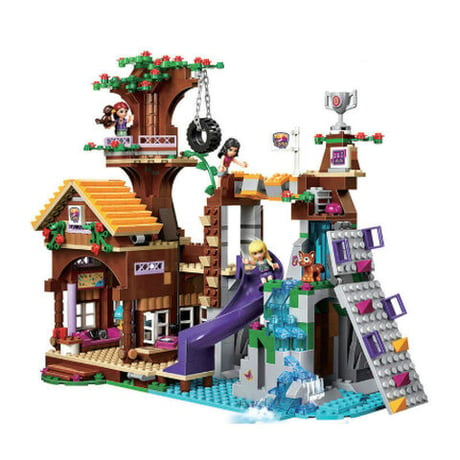 LEGO レゴ フレンズ 41122 アドベンチャーキャンプ ツリーハウス 互換品 ブロック ミニフィグ付き