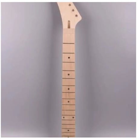 レフティ左用エレキギターネックバナナヘッド ヘビーメタル タイプ メイプル指板 24フレット
