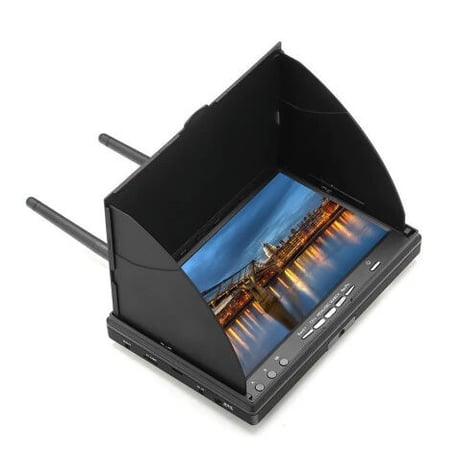Eachine 5802D 5.8G 40CH DVR内蔵 7インチ FPV モニター ドローン空撮 ラジコンヘリ ラジヘリ