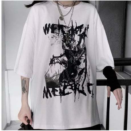 プリント 半袖 Tシャツ【二色展開】