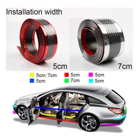 3 メートル 車 ステッカー ３カラー SUV トラック 抗スクラッチストリップ 車用ステッカー 自動車保護 バンパーストリップ 自動車付属品装飾 カーメンテナンス