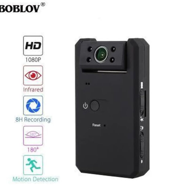 ボブロフMD90ミニDVカメラ 黒 1080P 赤外線 ナイトビジョン ミニビデオ