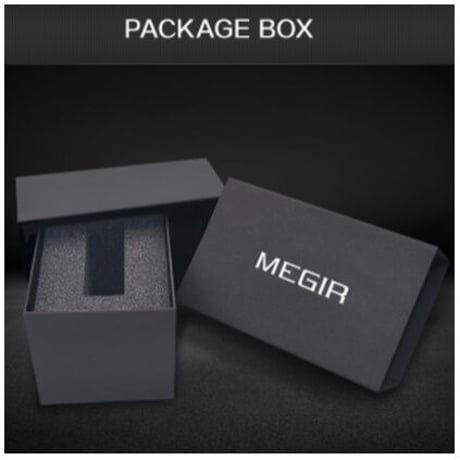 【MEGIR】スポーツウォッチ シリコンバンド 防水 クロノグラフ メンズ腕時計 日付表示 クォーツ ミリタリー ルミナスハンズ 海外トップブランド 2色展開