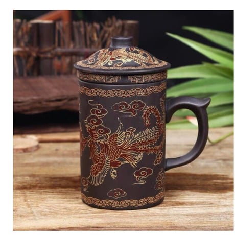 全7種類 マグカップ ティーカップ 300ml 蓋 お茶フィルター付 お茶会 レトロ食器 高級装飾 贈り物