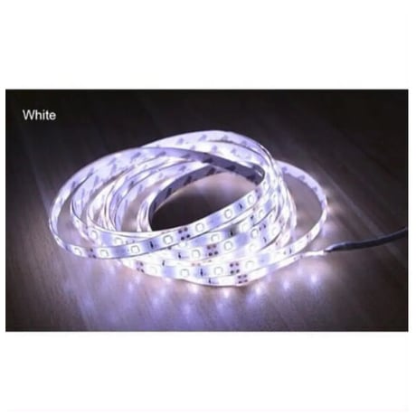 5m LED 2色展開 リモコン付 キャビネットライト LEDランプ 調光器付き 60leds / m LEDテープ 110V日本対応