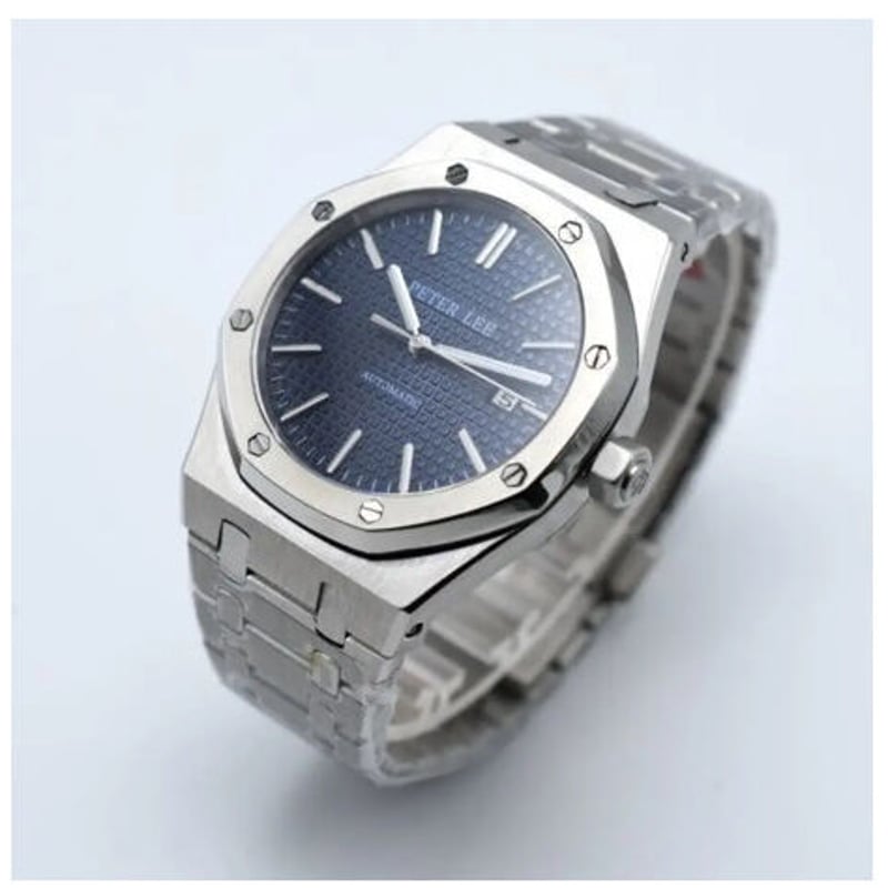 Peter lee 自動巻 機械式腕時計 Mens 40mm ステンレス ブラック Peter lee 自動巻 機械式腕時計 Mens 40mm ステンレス ブラック