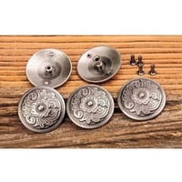 レザークラフト 10 個セット シールドスタッド セット  コンチョ チャーム
