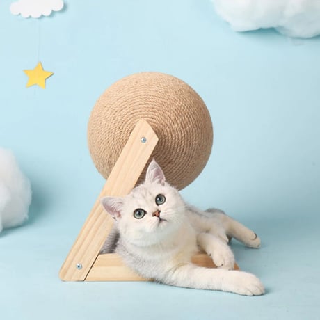 子猫用 スクラッチボール 爪とぎ 家具 壁 保護 爪とぎ対策 猫グッズ 猫のおもちゃ シンプル モダンデザイン