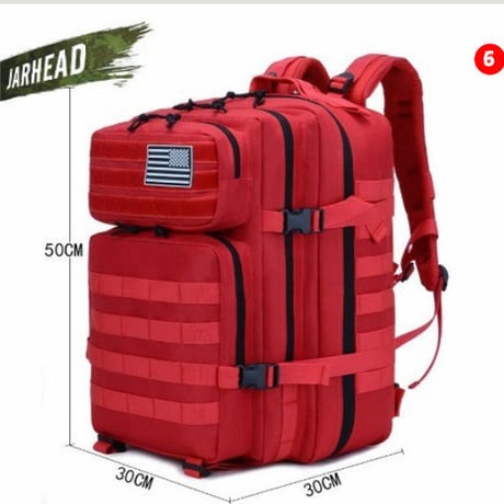 大容量 50L 1080P EDC Molle ミリタリー バックパック アウトドア