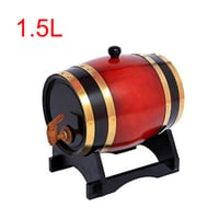 オークバレル樽 1.5L ヴィンテージ デザイン ミニビール樽 ワイン アルコール 発酵酒 貯蔵 醸造 木製バケツ