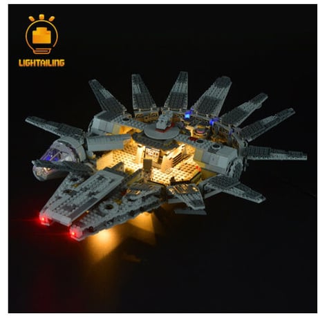 レゴ スターウォーズ ミレニアムファルコン 75105 [LED ライトキット+バッテリーボックス] ライトアップセット Star Wars