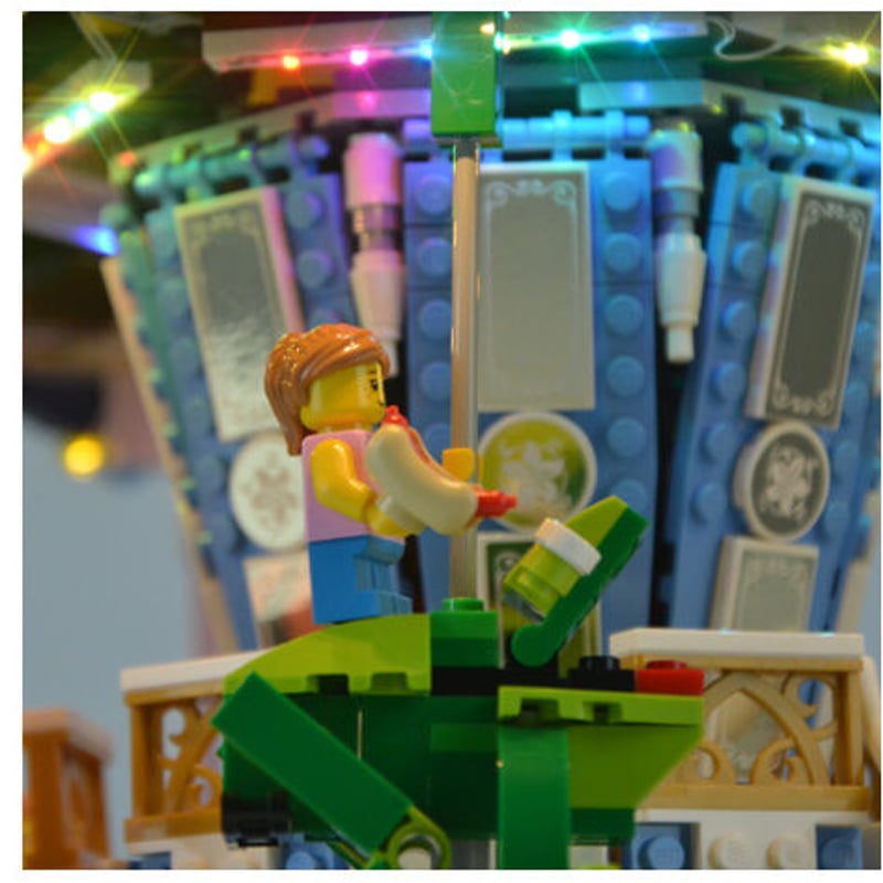 レゴ クリエイター メリーゴーランド カルーセル 10257 互換 [LED 