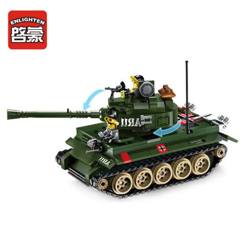 レゴ互換 Enlighten 7111 戦車 セット ホビー コレクション | World P