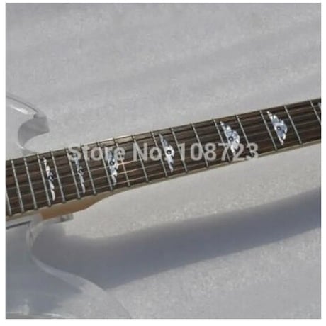 カスタム エレキギターアクリルギター LEDライト guitars ローズウッド fingerbaord メイプルネック 楽器