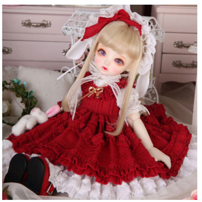 球体関節人形 BJD 1/6 フルセット 本体+眼球+服+靴+ウィッグ+