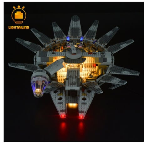 レゴ スターウォーズ ミレニアムファルコン 75105 [LED ライトキット+バッテリーボックス] ライトアップセット Star Wars