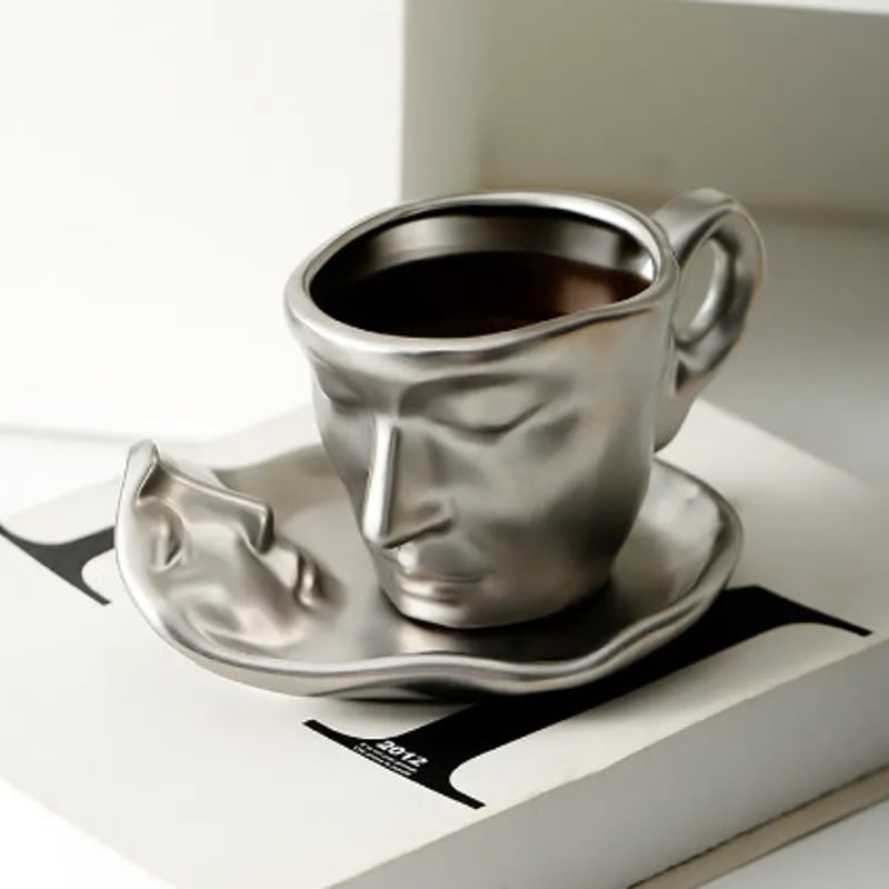 3色展開】 北欧風 コーヒーカップ 人型デザイン セラミック モダン