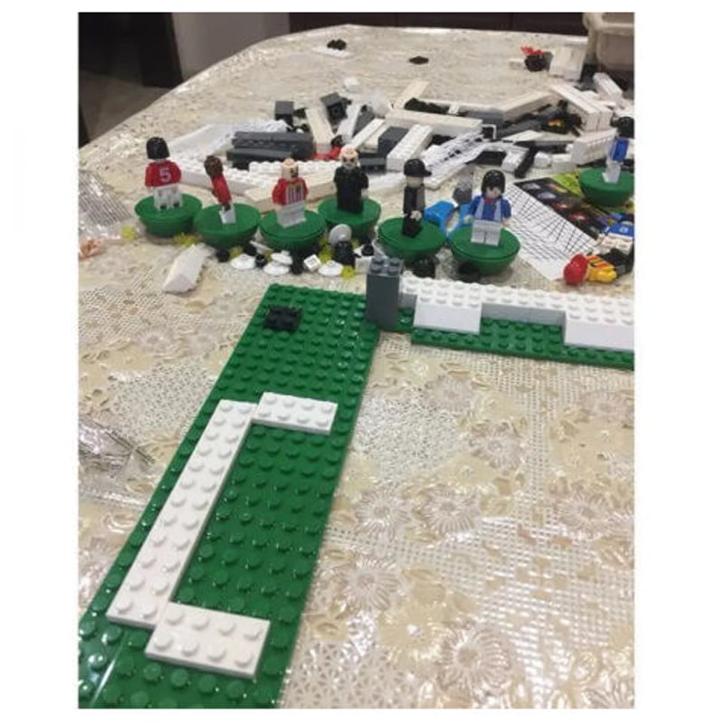 LEGO レゴ 互換 381pcs ワールドカップ サッカースタジアム ミニフィグ 