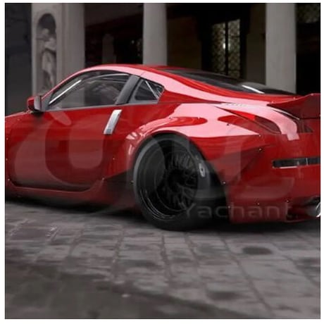 02-05 日産 フェアレディ Z33 350Z フロント＆リア フェンダーセット FRP カーパーツ