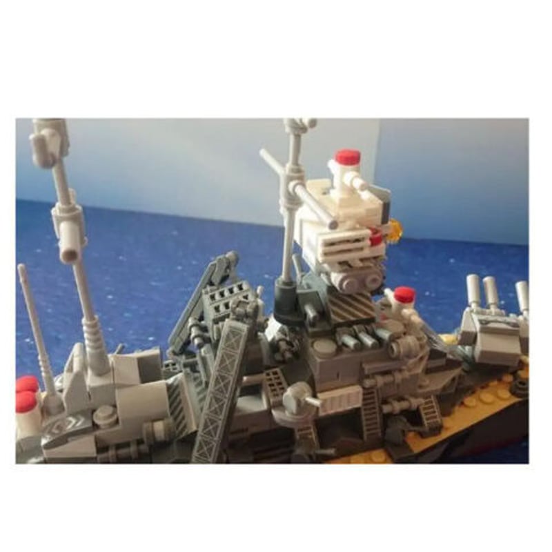 レゴ互換 ドイツ 戦艦 ビスマルク 船 ブロック ミリタリー LEGO互換品